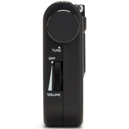 Pocket radio with FM/AM Black