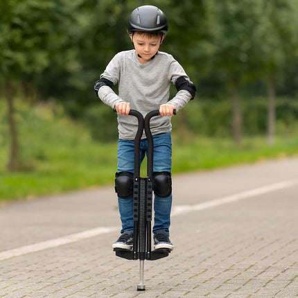 Skákací tyč Pogo pro děti a dospělé – protiskluzové stupačky
