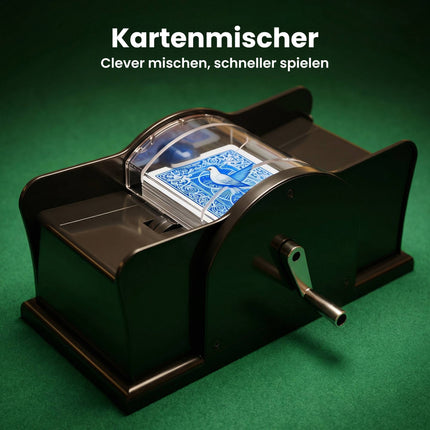 Poker Set with 500 Chips, 2 Decks, Dice, Case for 10 Players