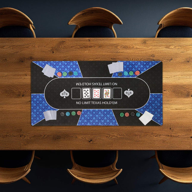 Pokerová podložka na stůl, protiskluzová, voděodolná, 120x60 cm