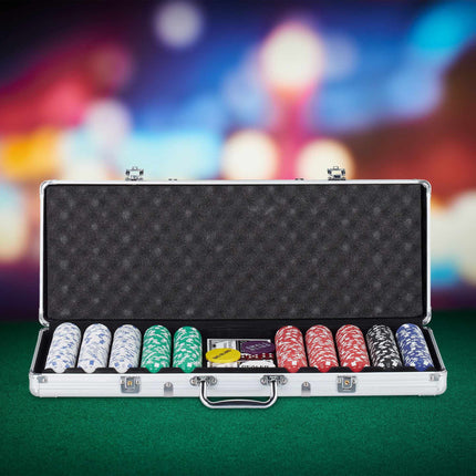 Pokerová taška s 500 žetony