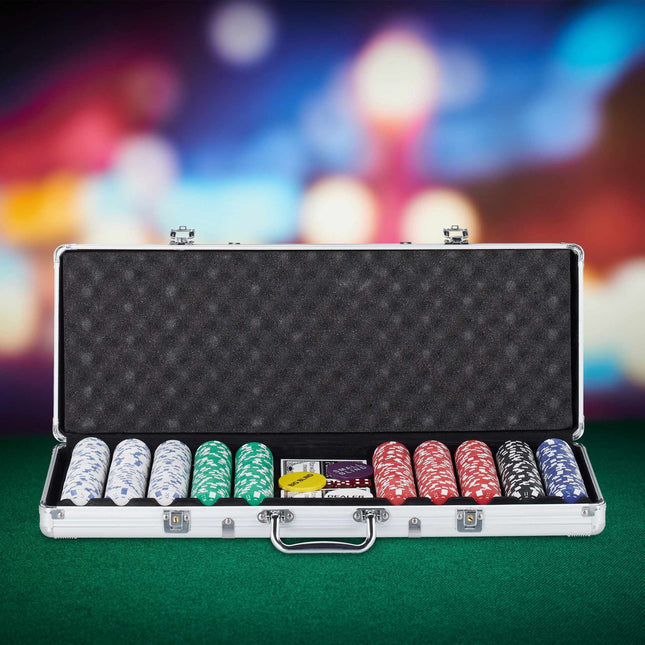 Pokerová taška s 500 žetony