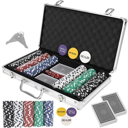 Poker - sada 300 žetonů v HQ kufříku