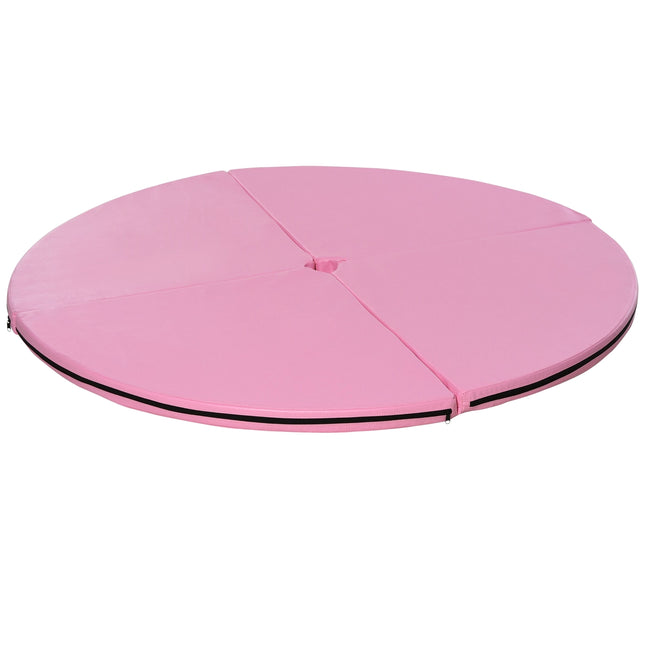 Podložka na pole dance, tloušťka 5cm, průměr 150cm, růžová