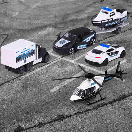 Policejní vozidla 4 ks dárkové balení