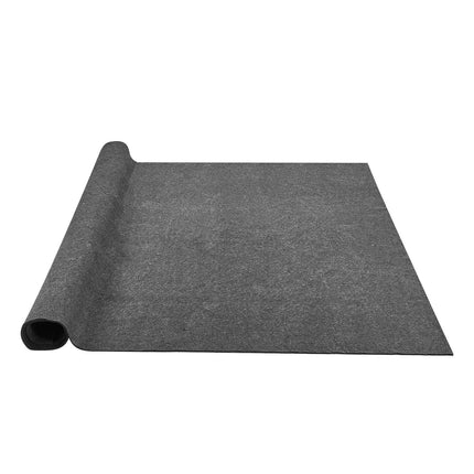 Polyester Felt Rug Pad 8 x 10 ft, 1/4 in Thick, Gray