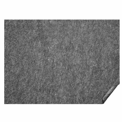 Polyester Felt Rug Pad 8 x 10 ft, 1/4 in Thick, Gray