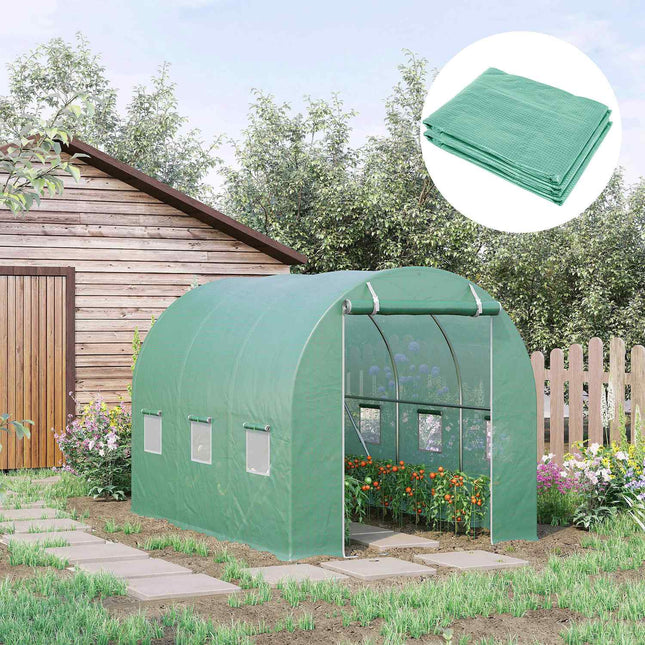 Zahradní fóliovník z polyetylenu, 3x2x2m, 6 oken