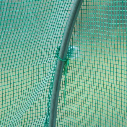 Garden tunnel film in polyethylene, 3x2x2m, 6 windows