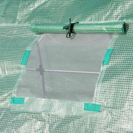 Zahradní fólie z polyetylenu 6x3x2m s 12 okny