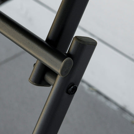 Ratanový bistro set pro 2 - venkovní nábytek z šedého polyratanu