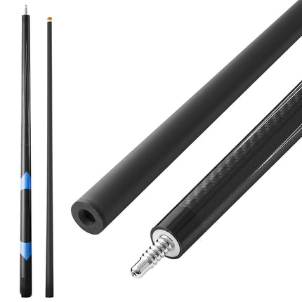 Pool Cue Stick, 58-Inch Carbon Fiber, 19-Oz, 1-Piece
