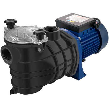 Pool Pump 1 HP, 15000 L/h, Strainer Basket, 50 mm