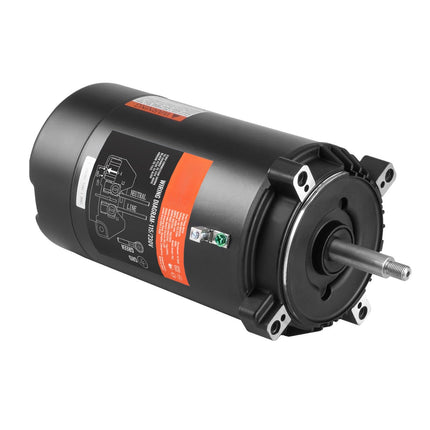 Pool Pump Motor 0.75 HP, 56J, 115/230V, 3450 RPM