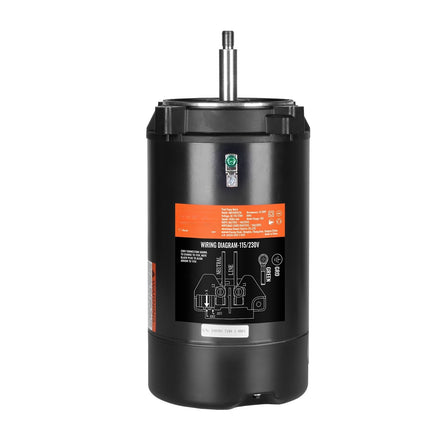 Pool Pump Motor 0.75 HP, 56J, 115/230V, 3450 RPM
