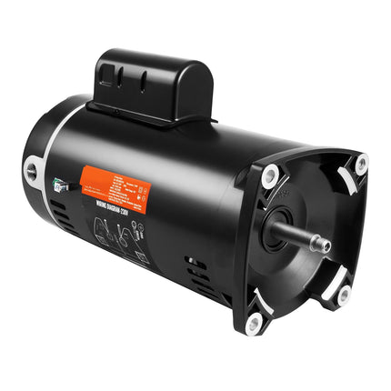 Pool Pump Motor 2 HP, 230V, 56Y Frame, 3450 RPM