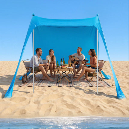 Pop-Up Beach Canopy Tent, UPF50+, 2.3 x 2.3 m