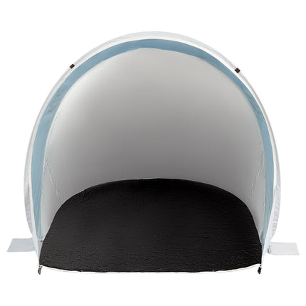 Pop-up plážový stan, modro-šedý, UV ochrana