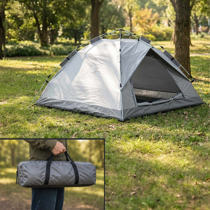 Pop-up kempingový stan pro 3–4 osoby, UV ochrana