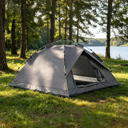 Pop-up kempingový stan pro 3–4 osoby, UV ochrana