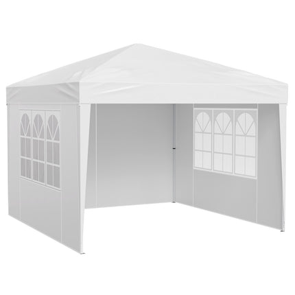 Pop-Up Canopy 10x10 ft, 3 Sidewalls, Adjustable Height