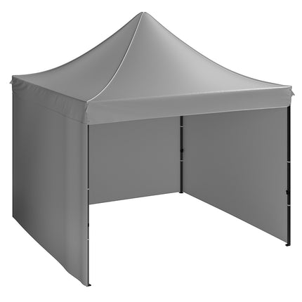Pop Up Canopy Tent 10x10 with Sidewalls, Waterproof, Dark Gray