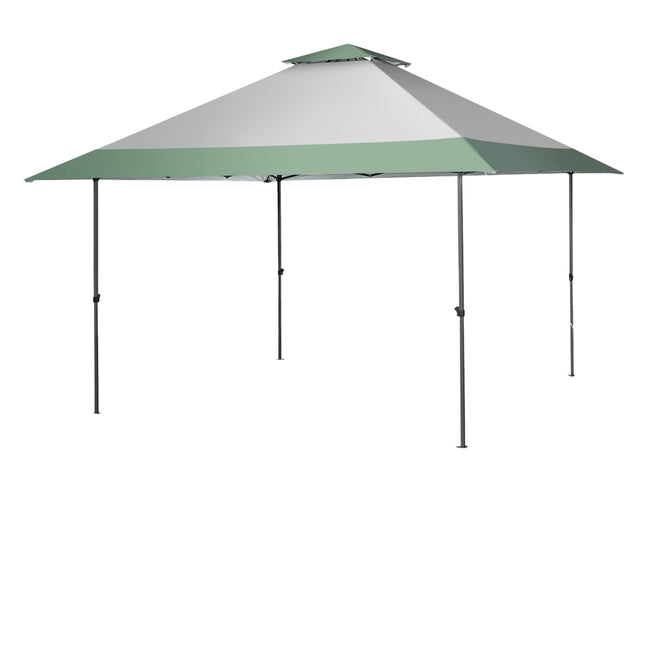Opklapbare partytent 4x4m, in hoogte verstelbaar, inclusief draagtas met wielen