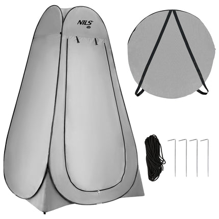 Pop-Up Changing Room, Grey, Portable Privacy Tent