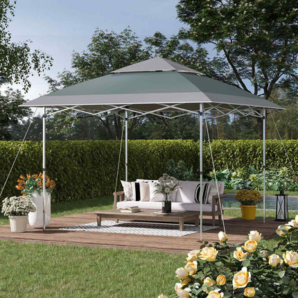 Pop-up altán 3.6x3.6M UV ochrana, skládací, zelený