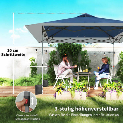 Pop-up pavilon 4x4m, voděodolný, UV 50+, snadné rozložení