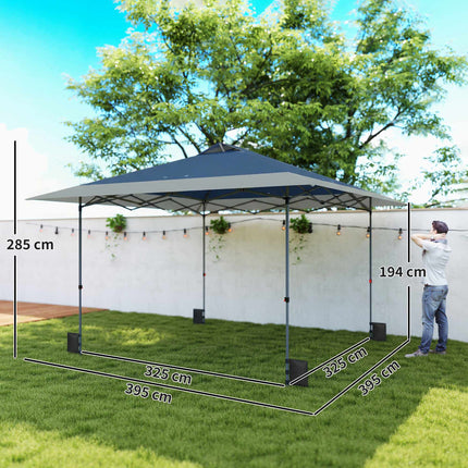 Pop-up pavilon 4x4m, voděodolný, UV 50+, snadné rozložení