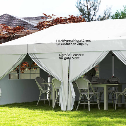 Pop-up pavilon 6x3m, UV ochrana, odnímatelné stěny