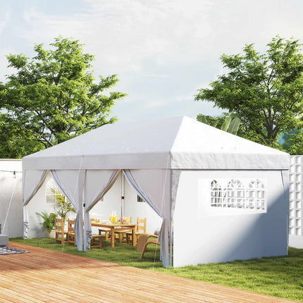 Pop-up pavilon 6x3m, UV ochrana, odnímatelné stěny