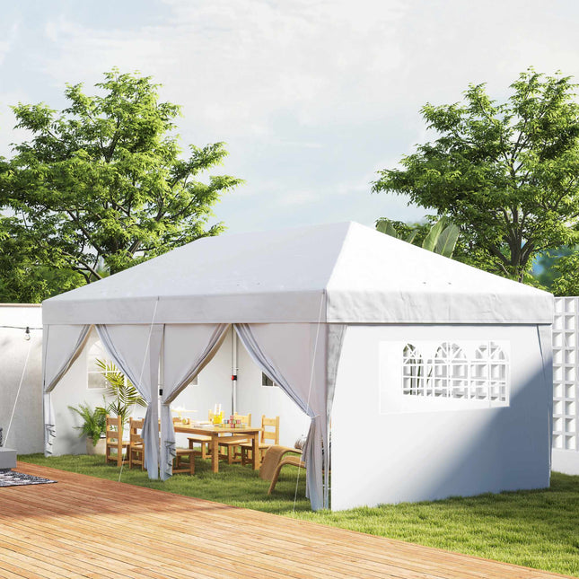 Pop-up pavilon 6x3m, UV ochrana, odnímatelné stěny