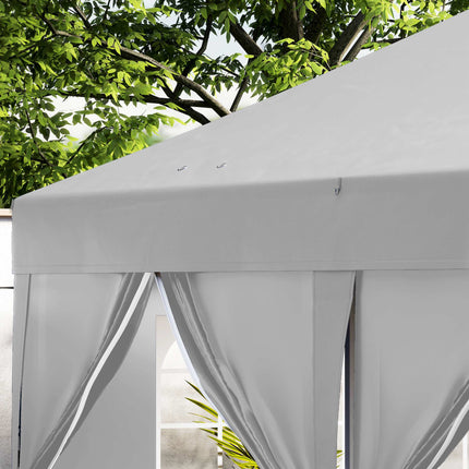 Pop-up pavilon 6x3m, UV ochrana, odnímatelné stěny
