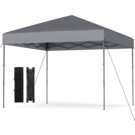 Pop-up pavilon s UV50+ ochranou, nastavitelná výška, šedý