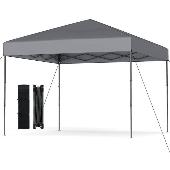 Pop-up pavilon s UV50+ ochranou, nastavitelná výška, šedý