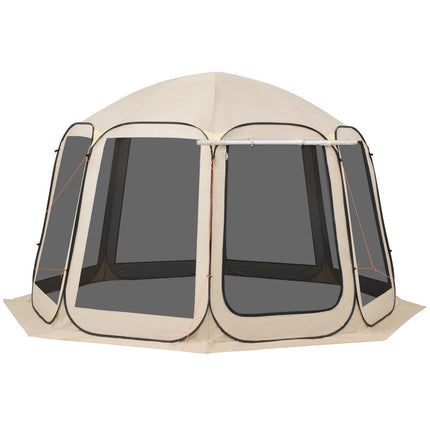 Pop Up Screen House Tent, 10-12 Person, Awning