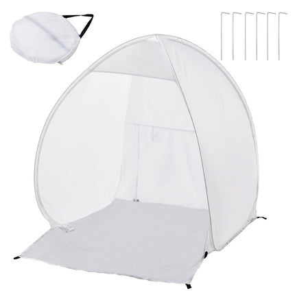 Pop-Up Spray Paint Tent Booth, 40x35x40 in, Ventilated