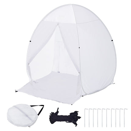 Pop-Up Spray Paint Tent Booth, Ventilated, 60 x 60 x 70 in