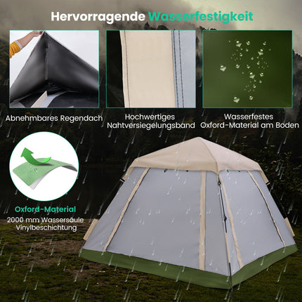 Pop-up stan pro 2-4 osoby, voděodolný, moskytiéra