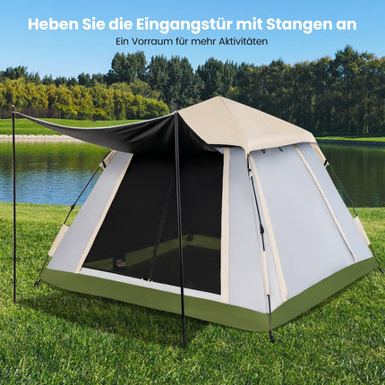 Pop-up stan pro 2-4 osoby, voděodolný, moskytiéra