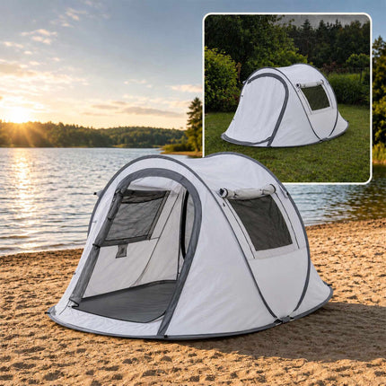 Pop-up tunelový stan pro 2-3 osoby, UV ochrana