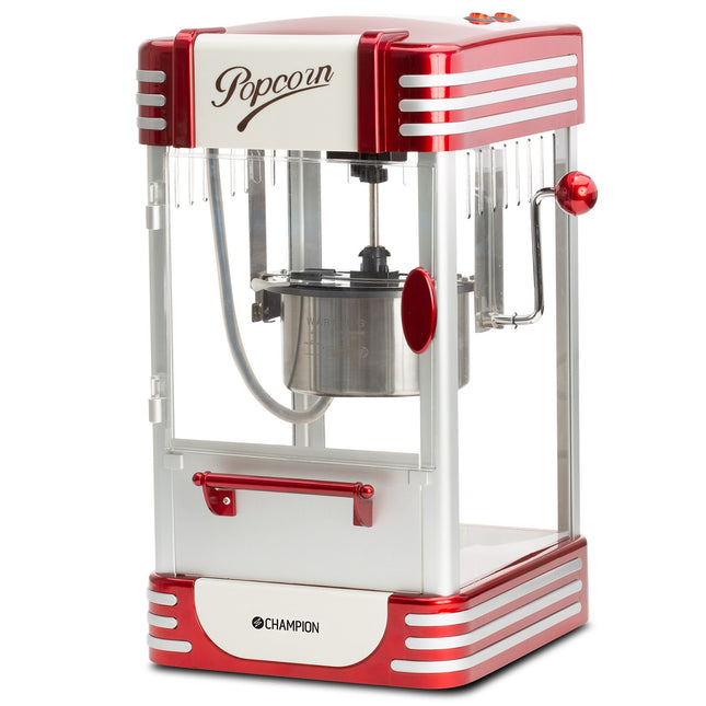 Stroj na popcorn Retro XL PCM406, červený metalický