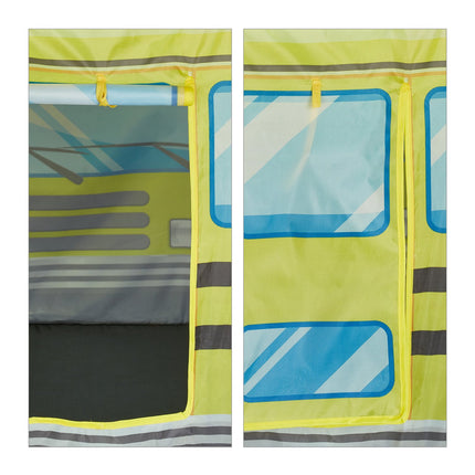 Pop-up dětský stan školní autobus