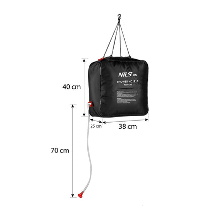 Přenosná kempingová sprcha 40 l