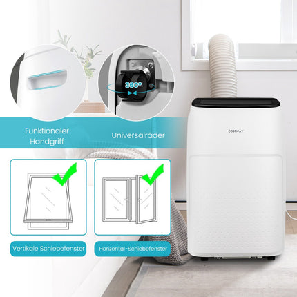 Přenosná klimatizace 4v1, 12000 BTU, WiFi ovládání