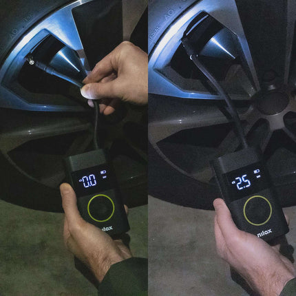Přenosný vzduchový kompresor, 150 PSI, baterie 4000mAh