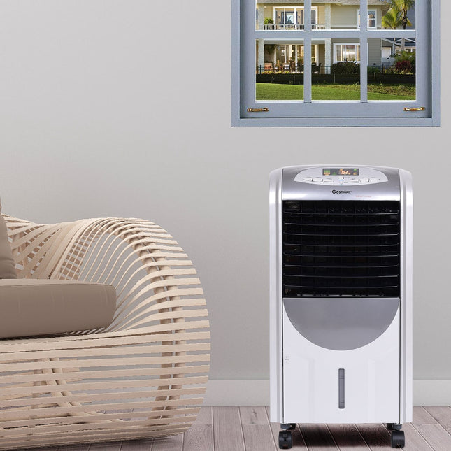 Přenosná klimatizace s topením, nádrž 7 l, 3rychlostní ventilátor