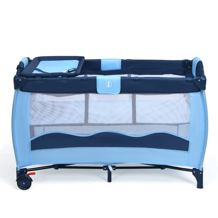 Portable Baby Crib Playpen with Bassinet and Changing Table